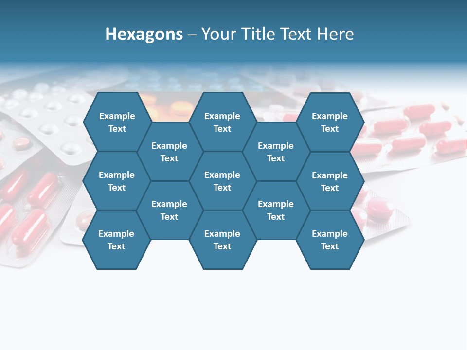 Health Blue Narcotic PowerPoint Template