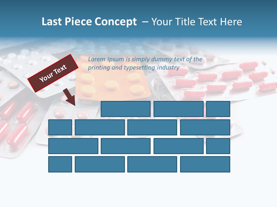 Health Blue Narcotic PowerPoint Template