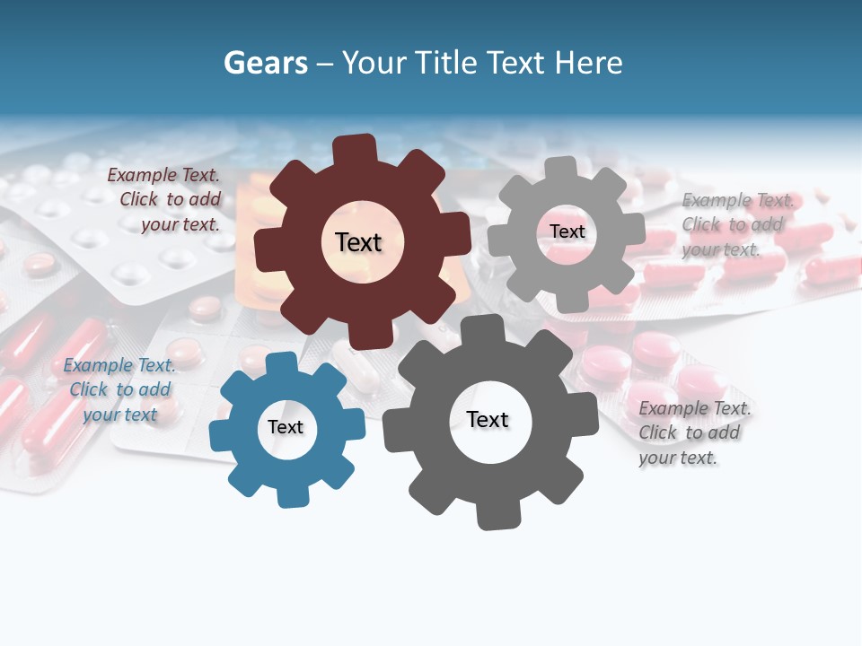 Health Blue Narcotic PowerPoint Template