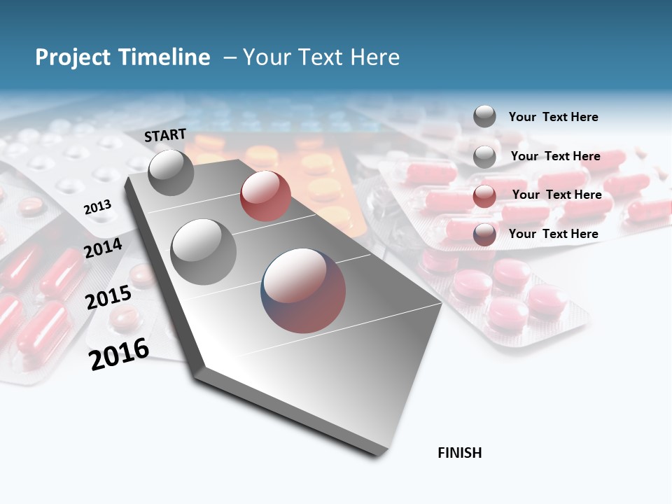 Health Blue Narcotic PowerPoint Template