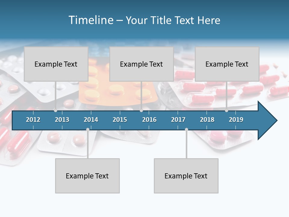 Health Blue Narcotic PowerPoint Template