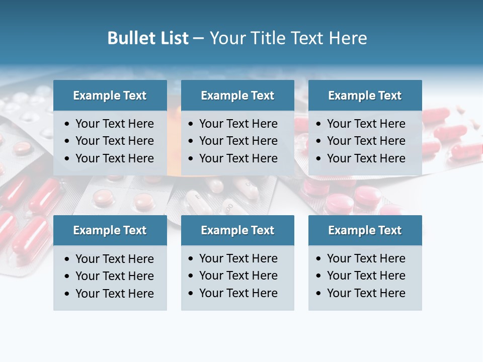 Health Blue Narcotic PowerPoint Template