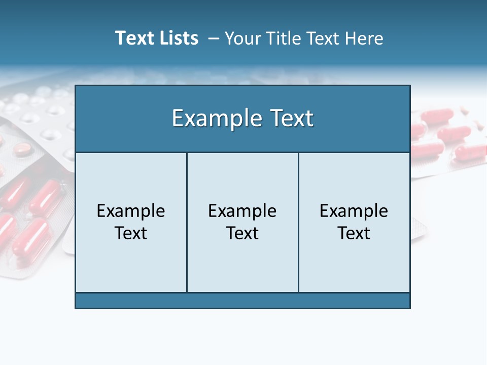 Health Blue Narcotic PowerPoint Template