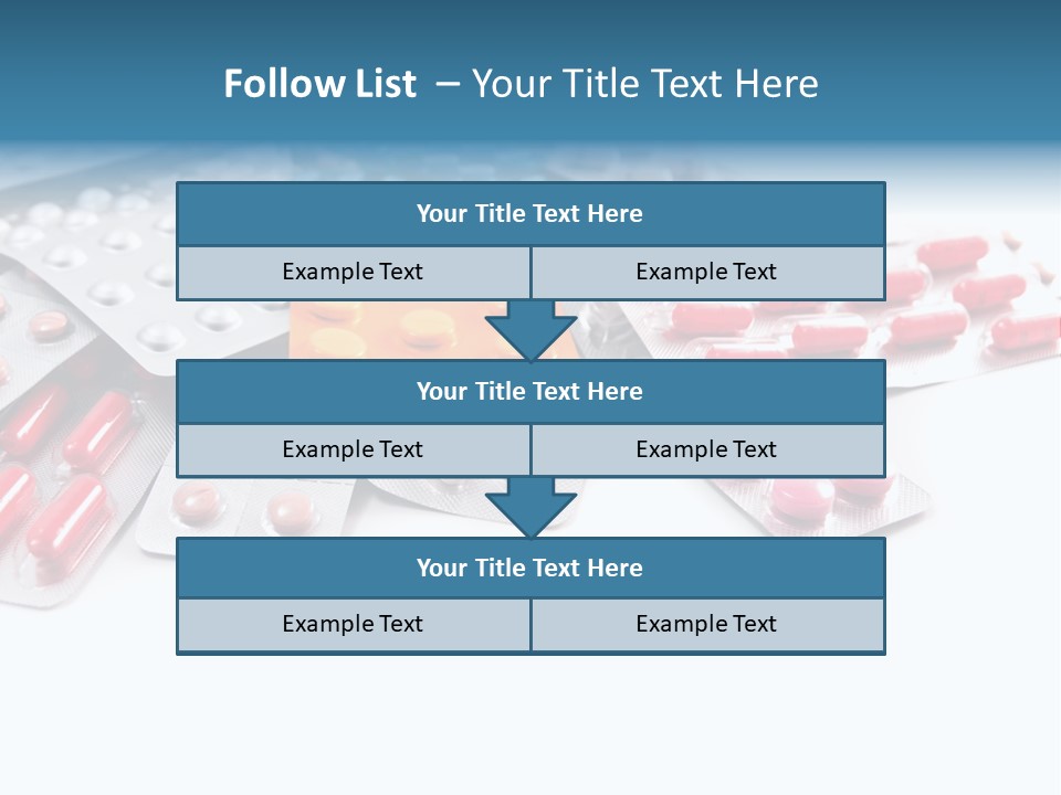 Health Blue Narcotic PowerPoint Template