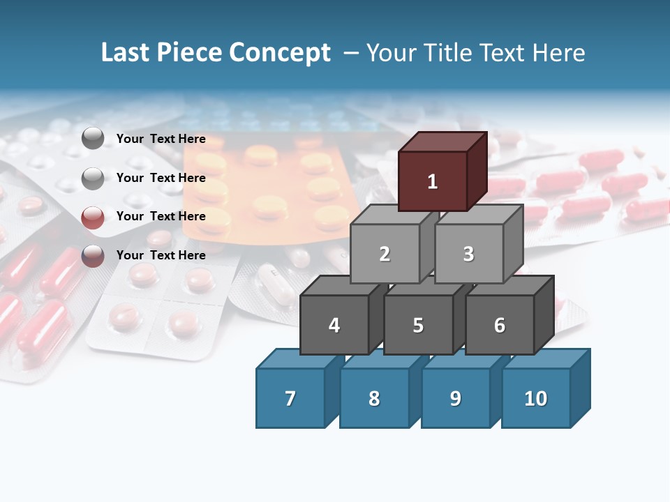 Health Blue Narcotic PowerPoint Template