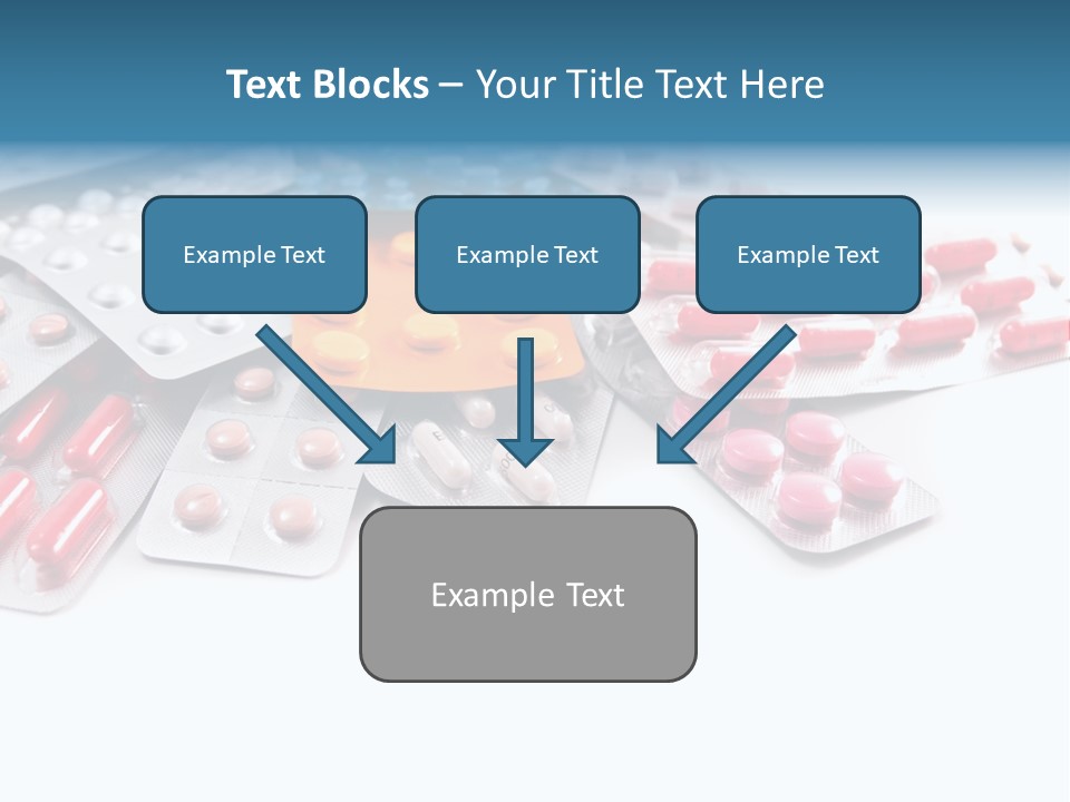 Health Blue Narcotic PowerPoint Template