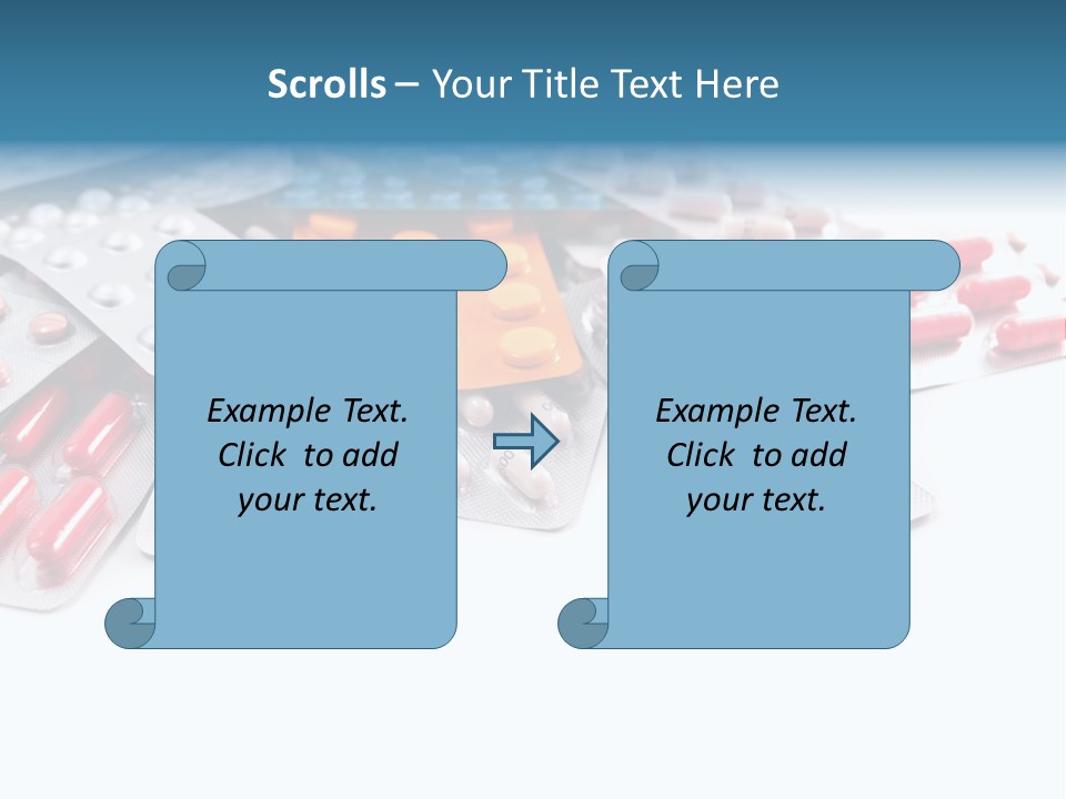 Health Blue Narcotic PowerPoint Template