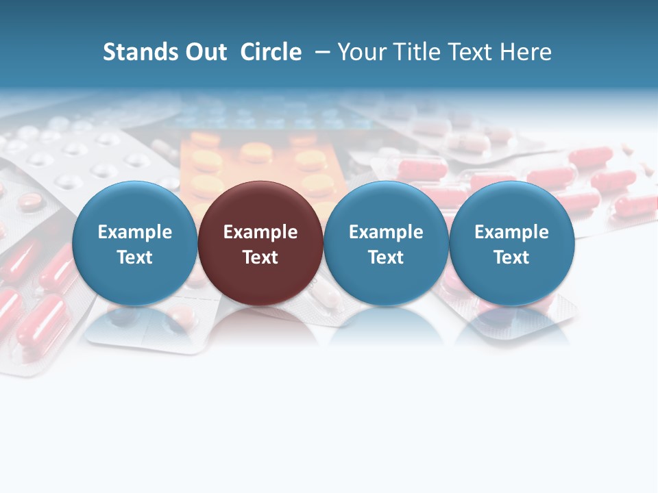 Health Blue Narcotic PowerPoint Template