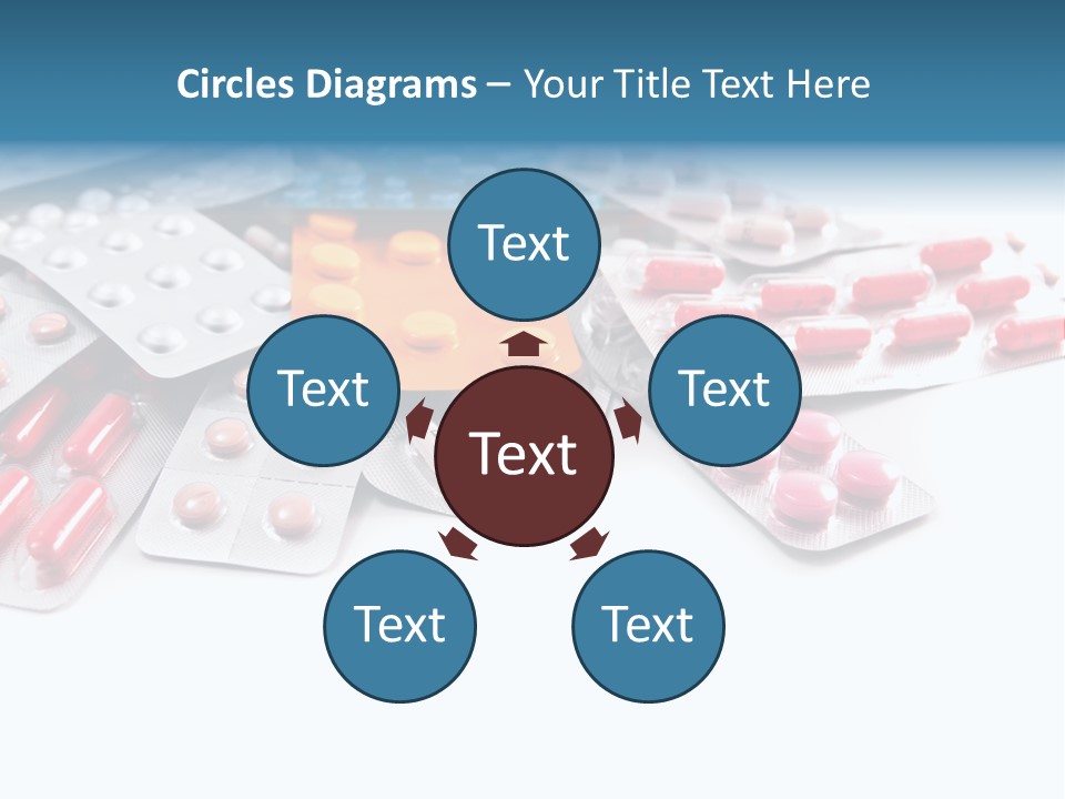 Health Blue Narcotic PowerPoint Template