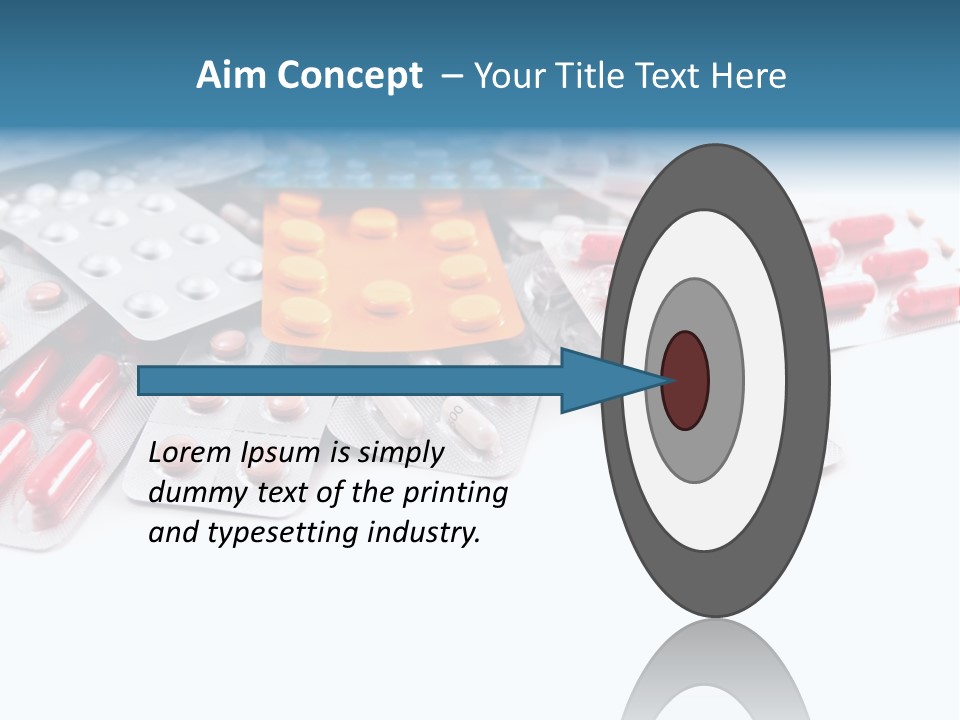 Health Blue Narcotic PowerPoint Template