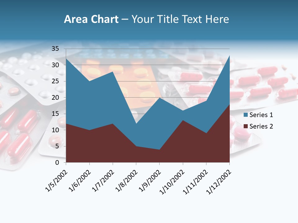 Health Blue Narcotic PowerPoint Template