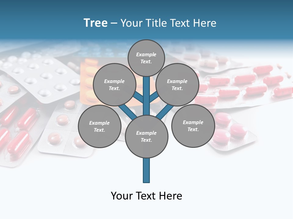 Health Blue Narcotic PowerPoint Template
