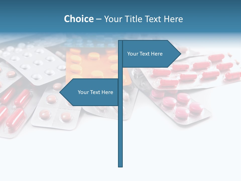 Health Blue Narcotic PowerPoint Template