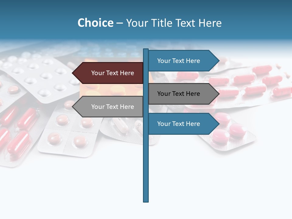 Health Blue Narcotic PowerPoint Template