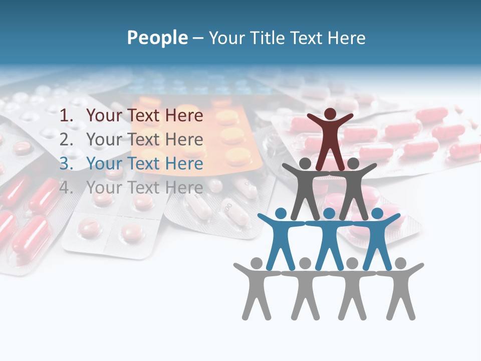 Health Blue Narcotic PowerPoint Template