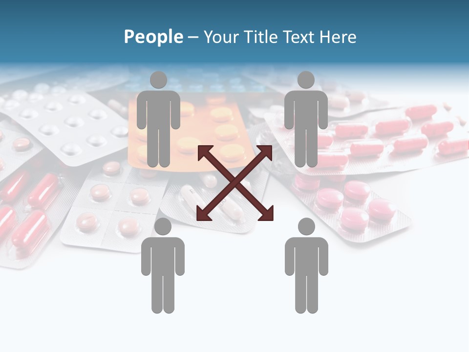 Health Blue Narcotic PowerPoint Template