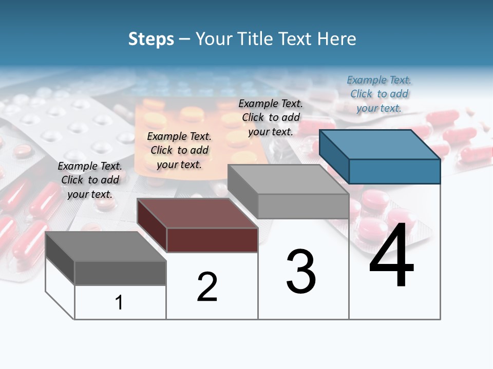 Health Blue Narcotic PowerPoint Template