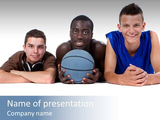 Lying Music Team PowerPoint Template