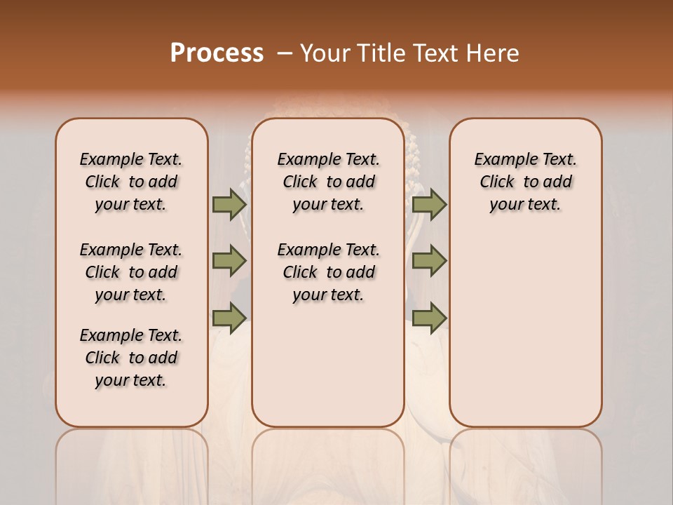 A Buddha Statue Sitting In Front Of A Wooden Wall PowerPoint Template