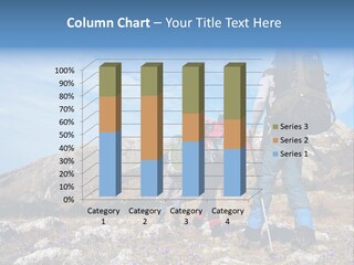 Outdoors Hiker Sports PowerPoint Template