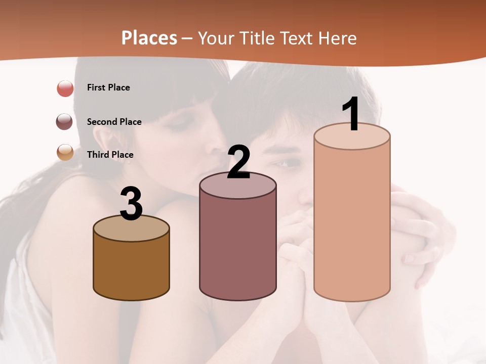 Sadness Conflict Female PowerPoint Template