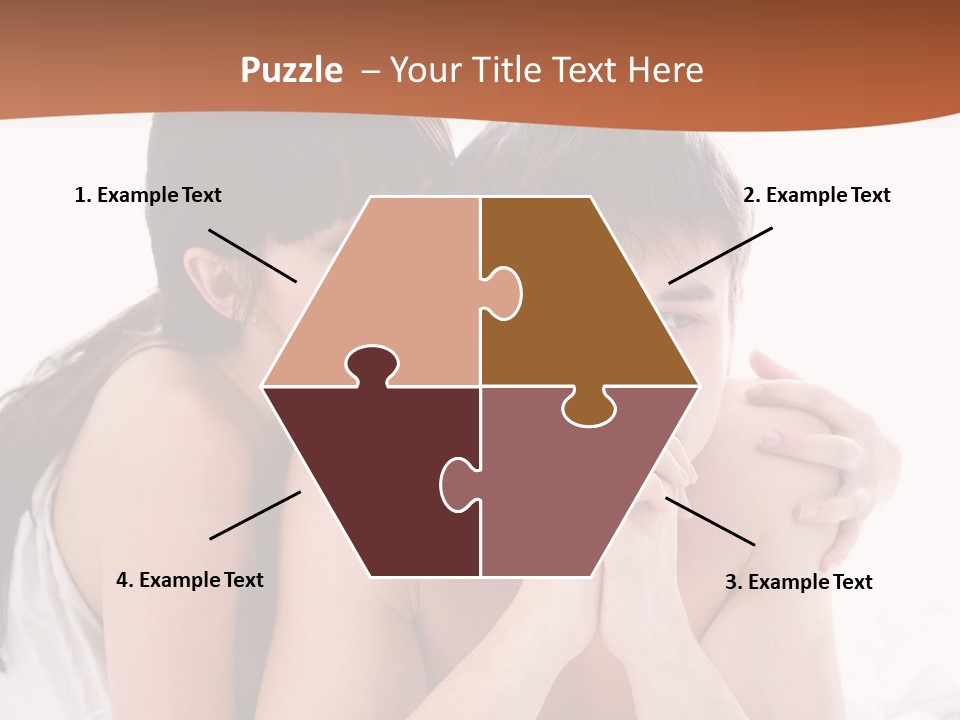 Sadness Conflict Female PowerPoint Template