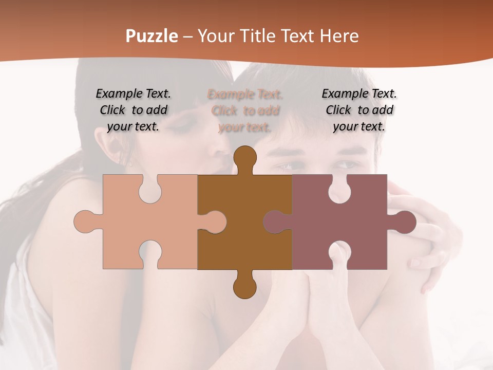 Sadness Conflict Female PowerPoint Template