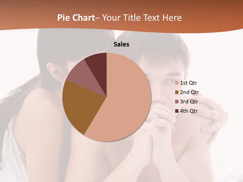 Sadness Conflict Female PowerPoint Template