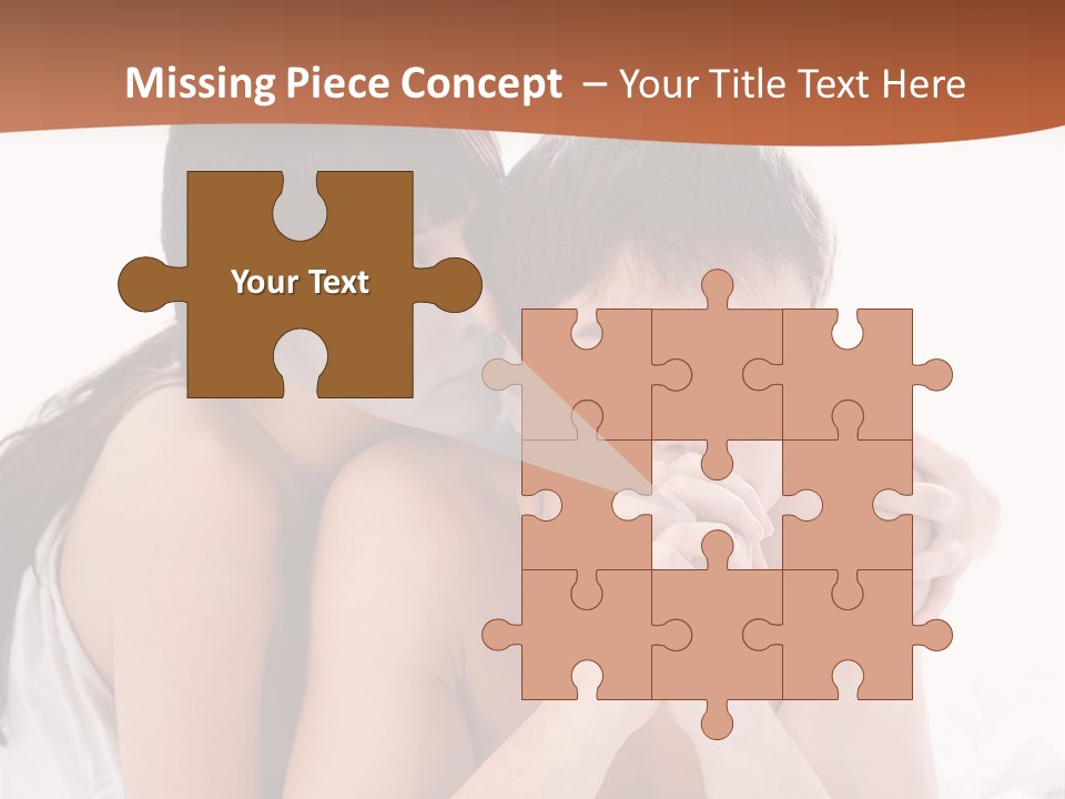 Sadness Conflict Female PowerPoint Template