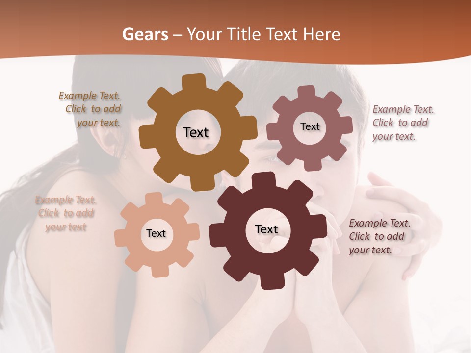 Sadness Conflict Female PowerPoint Template