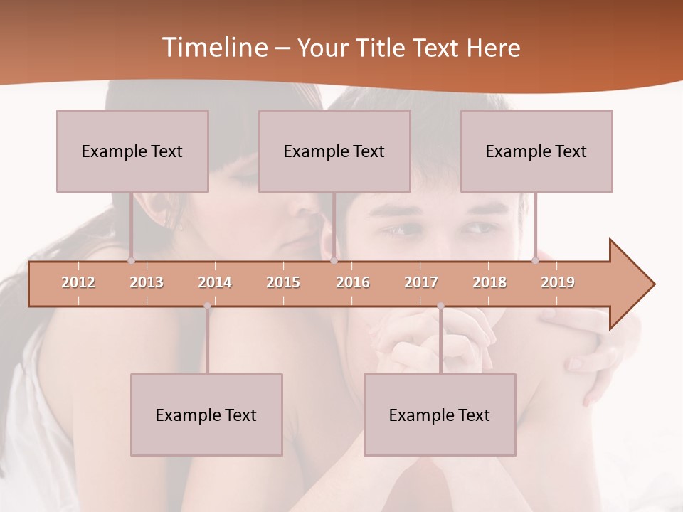 Sadness Conflict Female PowerPoint Template