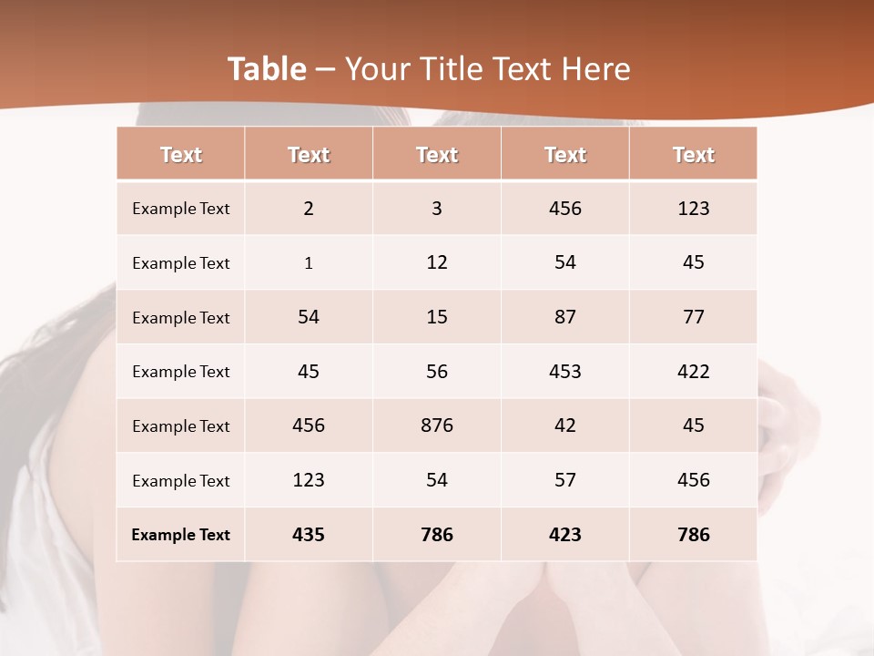 Sadness Conflict Female PowerPoint Template