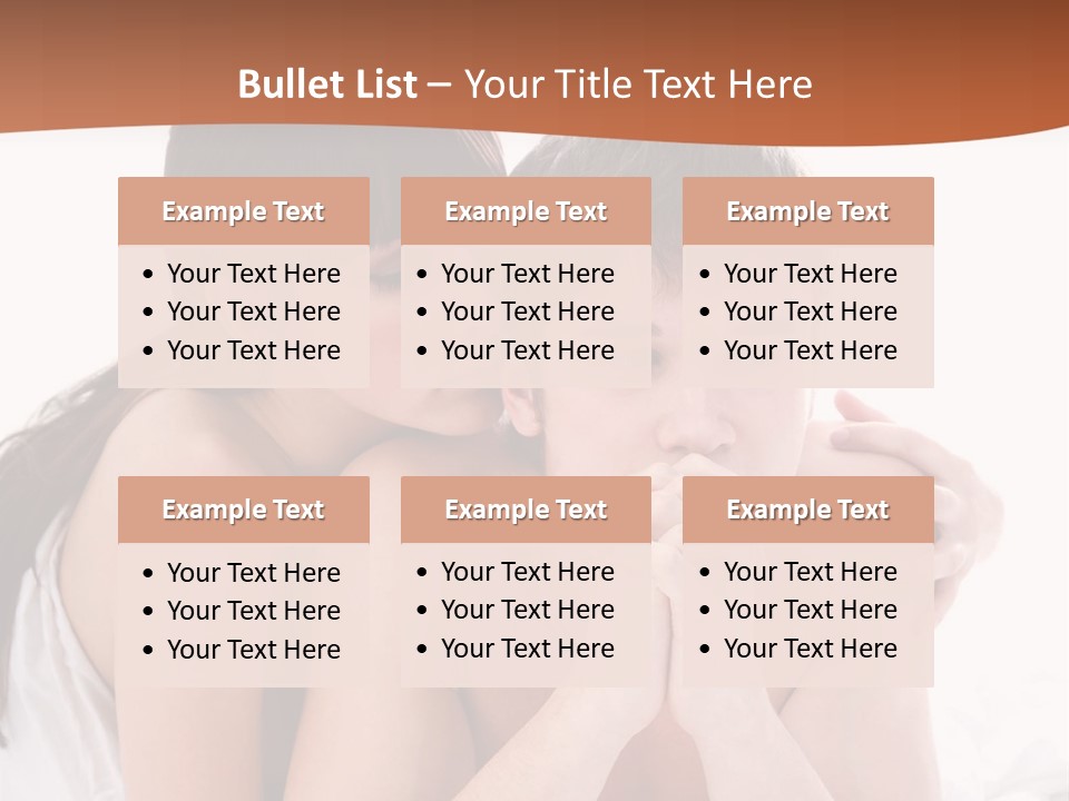 Sadness Conflict Female PowerPoint Template