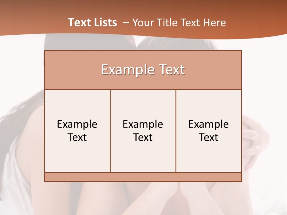 Sadness Conflict Female PowerPoint Template