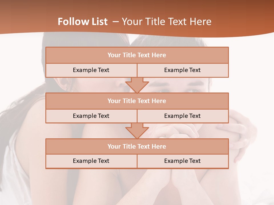 Sadness Conflict Female PowerPoint Template