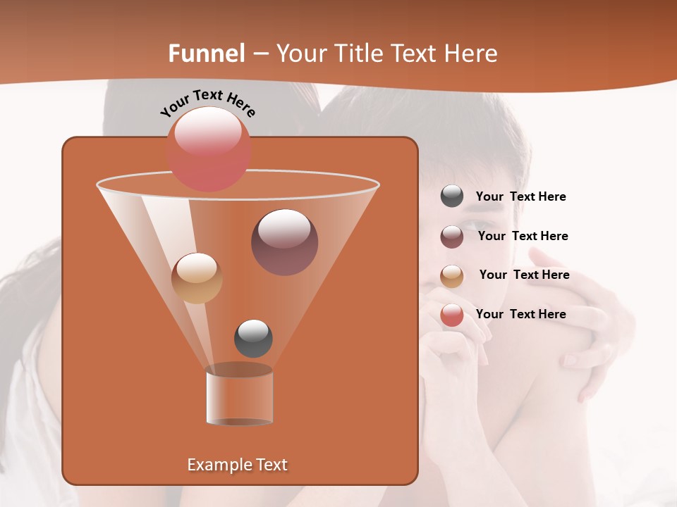 Sadness Conflict Female PowerPoint Template