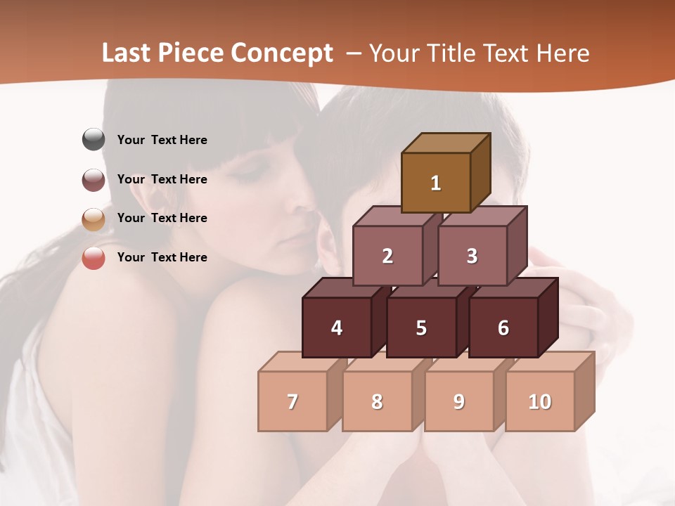 Sadness Conflict Female PowerPoint Template