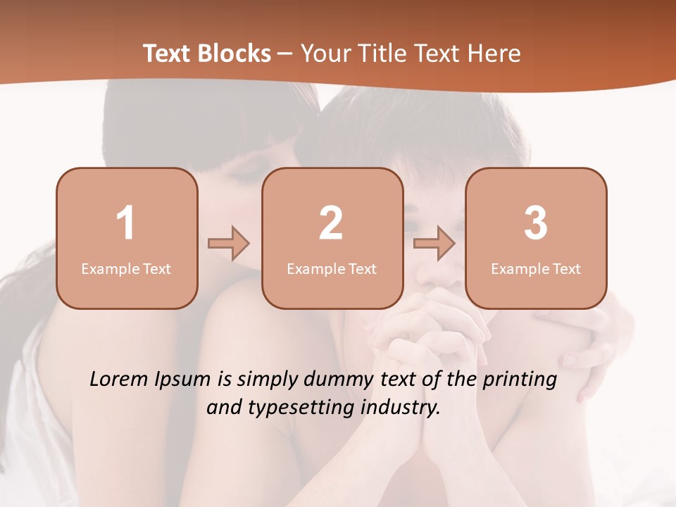 Sadness Conflict Female PowerPoint Template
