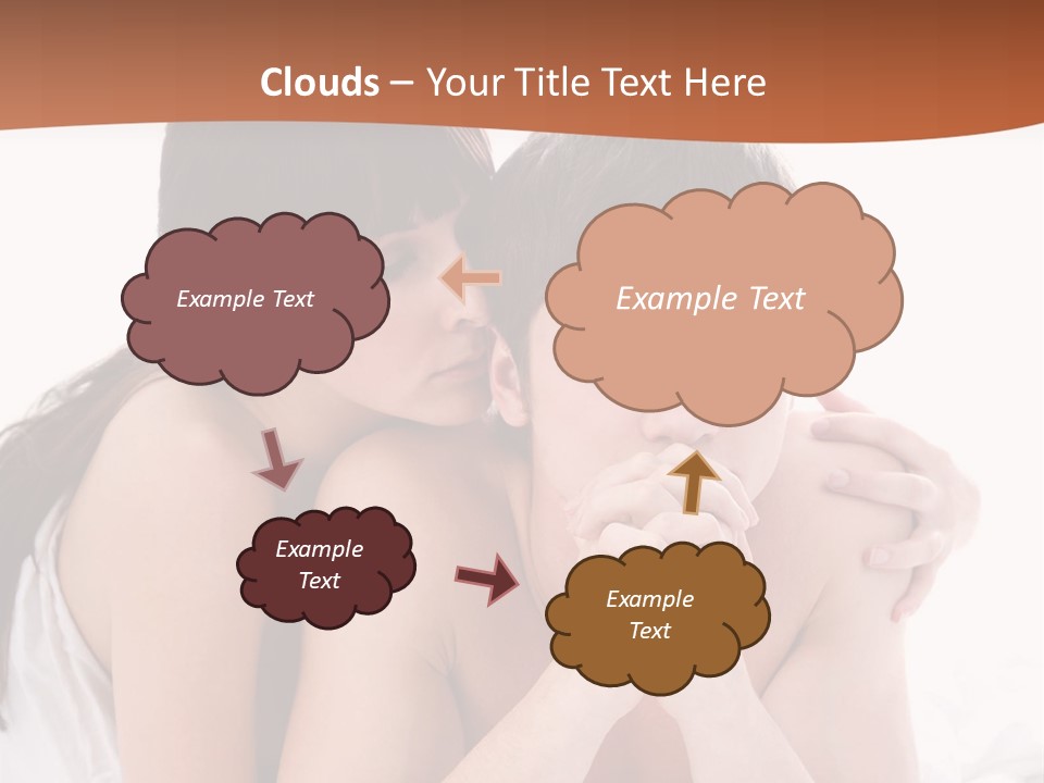 Sadness Conflict Female PowerPoint Template