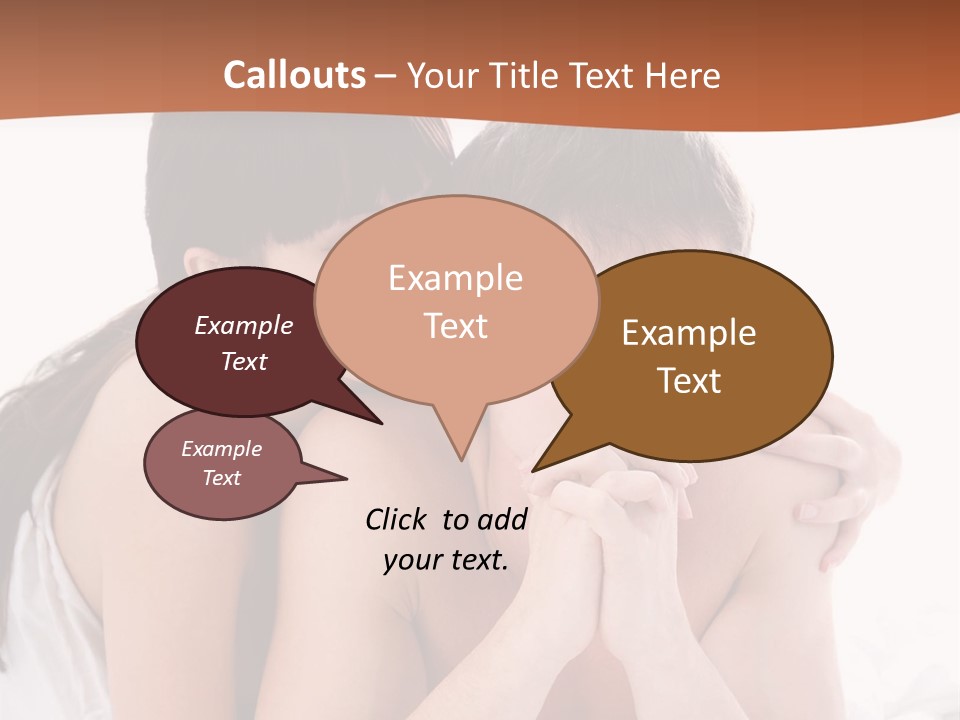 Sadness Conflict Female PowerPoint Template