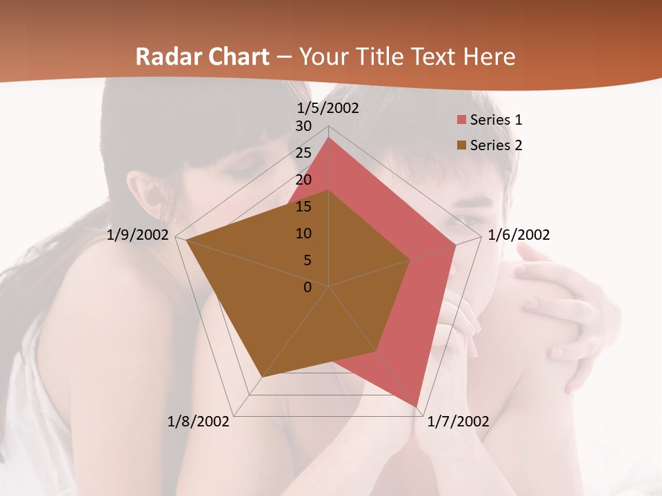 Sadness Conflict Female PowerPoint Template
