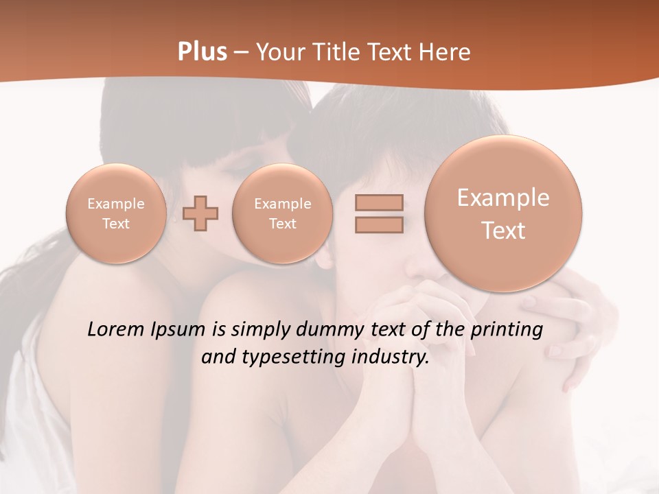 Sadness Conflict Female PowerPoint Template