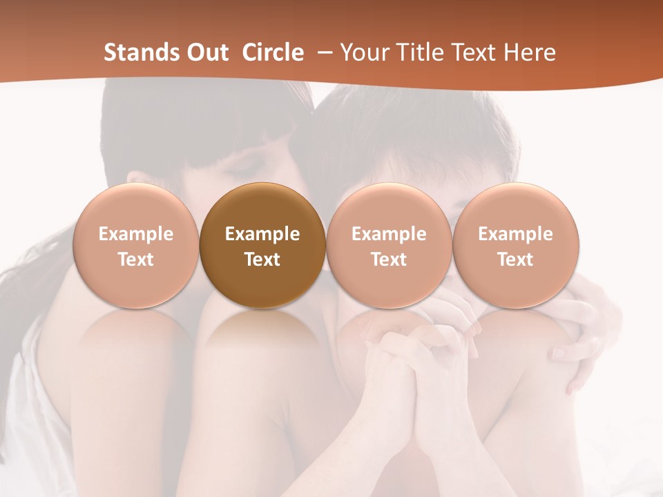 Sadness Conflict Female PowerPoint Template