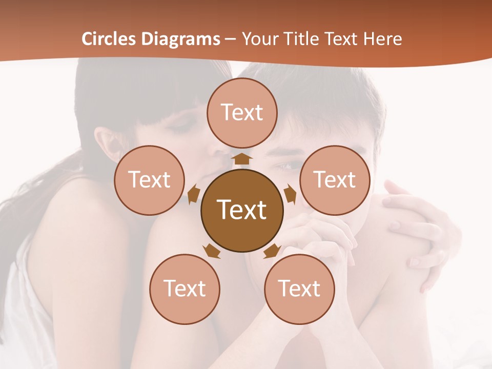 Sadness Conflict Female PowerPoint Template