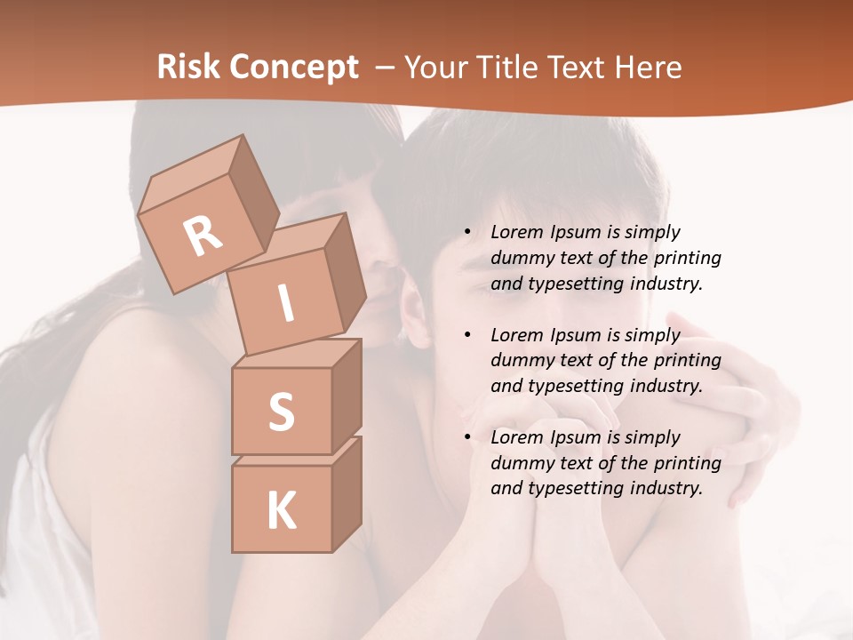 Sadness Conflict Female PowerPoint Template