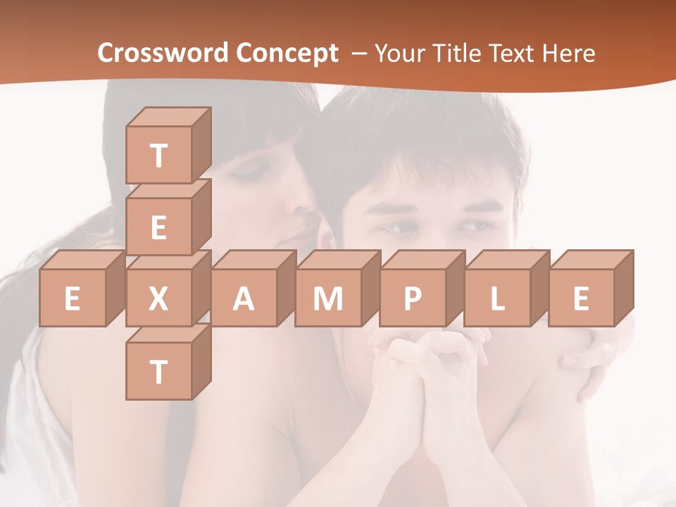 Sadness Conflict Female PowerPoint Template