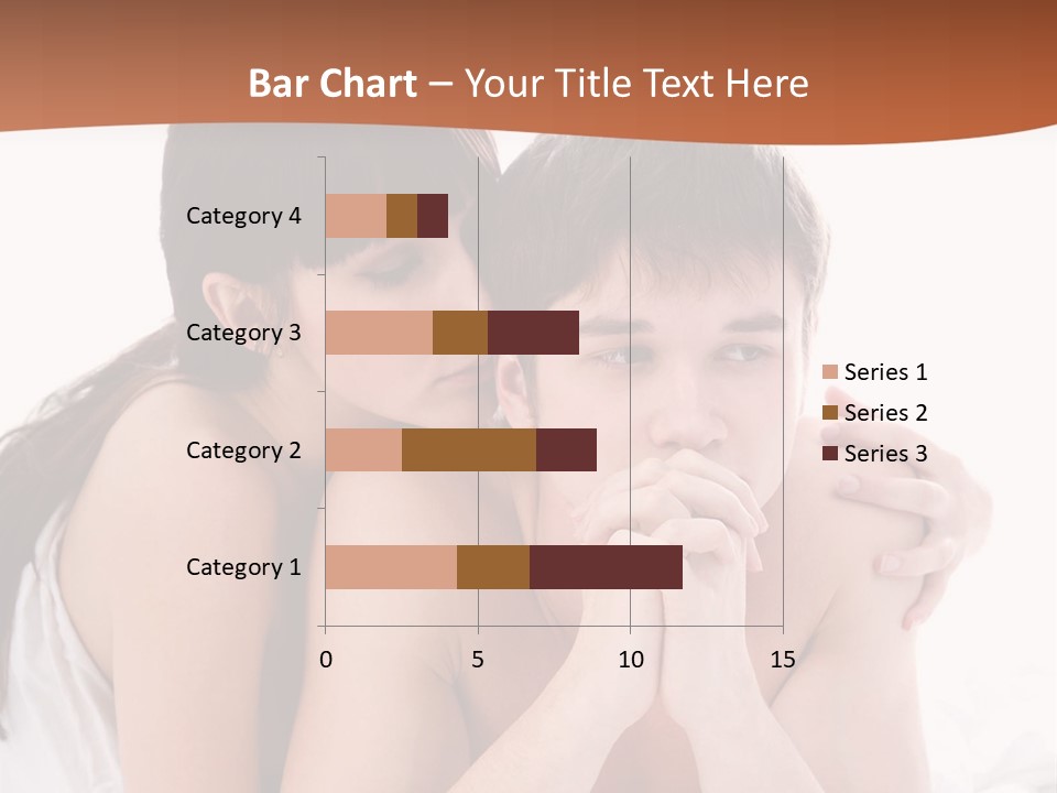 Sadness Conflict Female PowerPoint Template