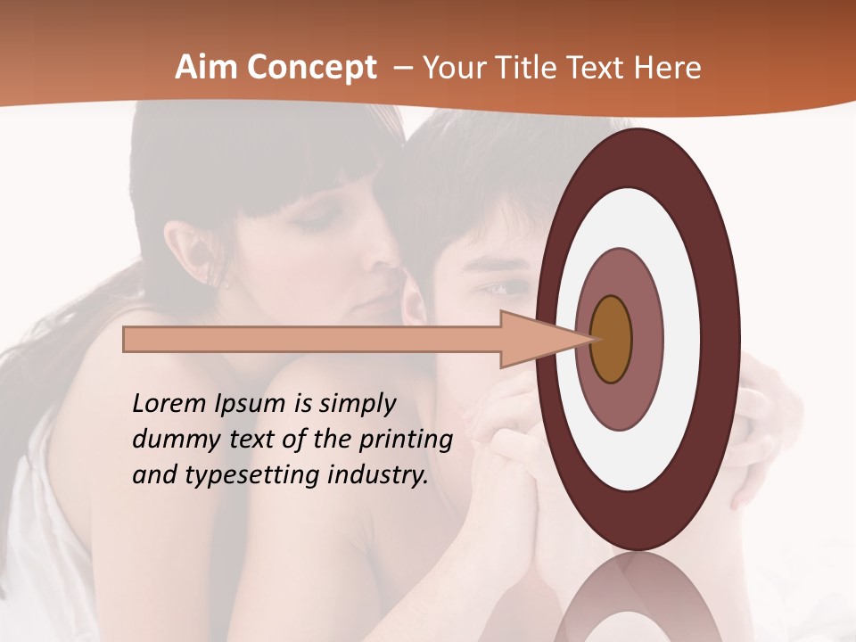 Sadness Conflict Female PowerPoint Template