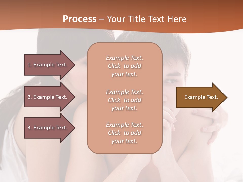 Sadness Conflict Female PowerPoint Template
