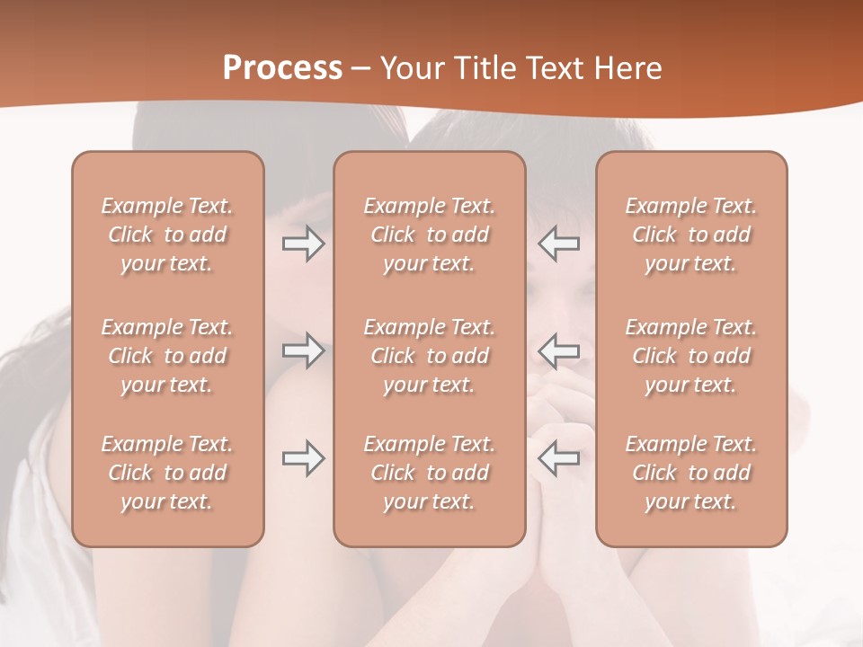 Sadness Conflict Female PowerPoint Template